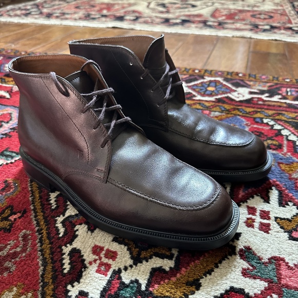 Tod's Dark Brown Leather Desert Boots - Picture 8 of 8